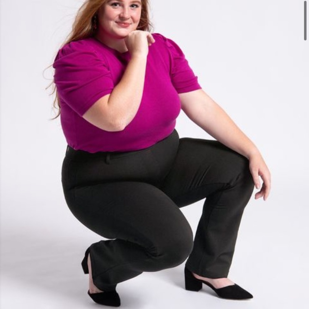 Betabrand Dress Pant Yoga Pants Size XXL Navy Blue - Picture 12 of 13